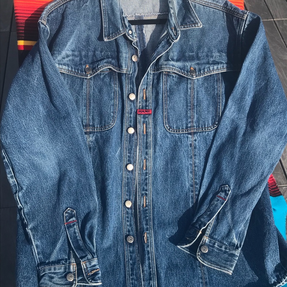 MENS XL Vintage KANI jean jacket